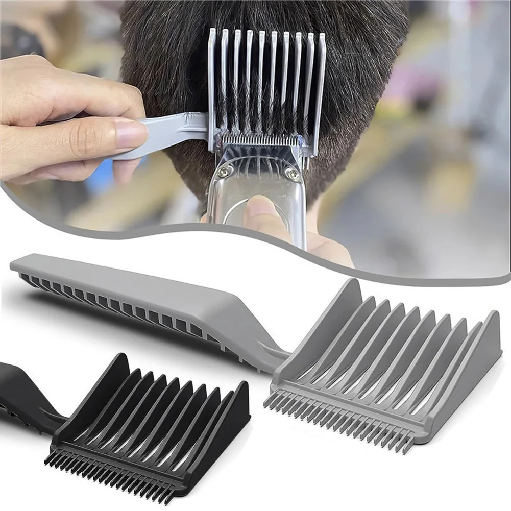 1/2Pcs Fade Comb Hair Cutting Comb Ergonomic Handle Hair Blending Tool Anti-static Professional Barber Comb Barber Accessories