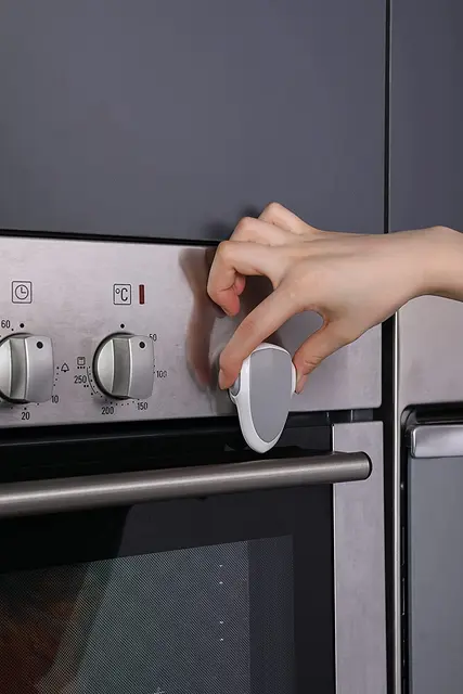 Serrure de porte de four de bébé pour la cuisine, serrures de sécurité pour enfants, protection des enfants, serrure MELCabinet Chi Board – Image 3