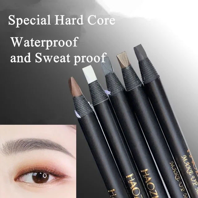 Stylo à sourcils dur Microblading, sourcils naturels sauvages, définisseur de sourcils, crayon imperméable, longue durée – Image 2