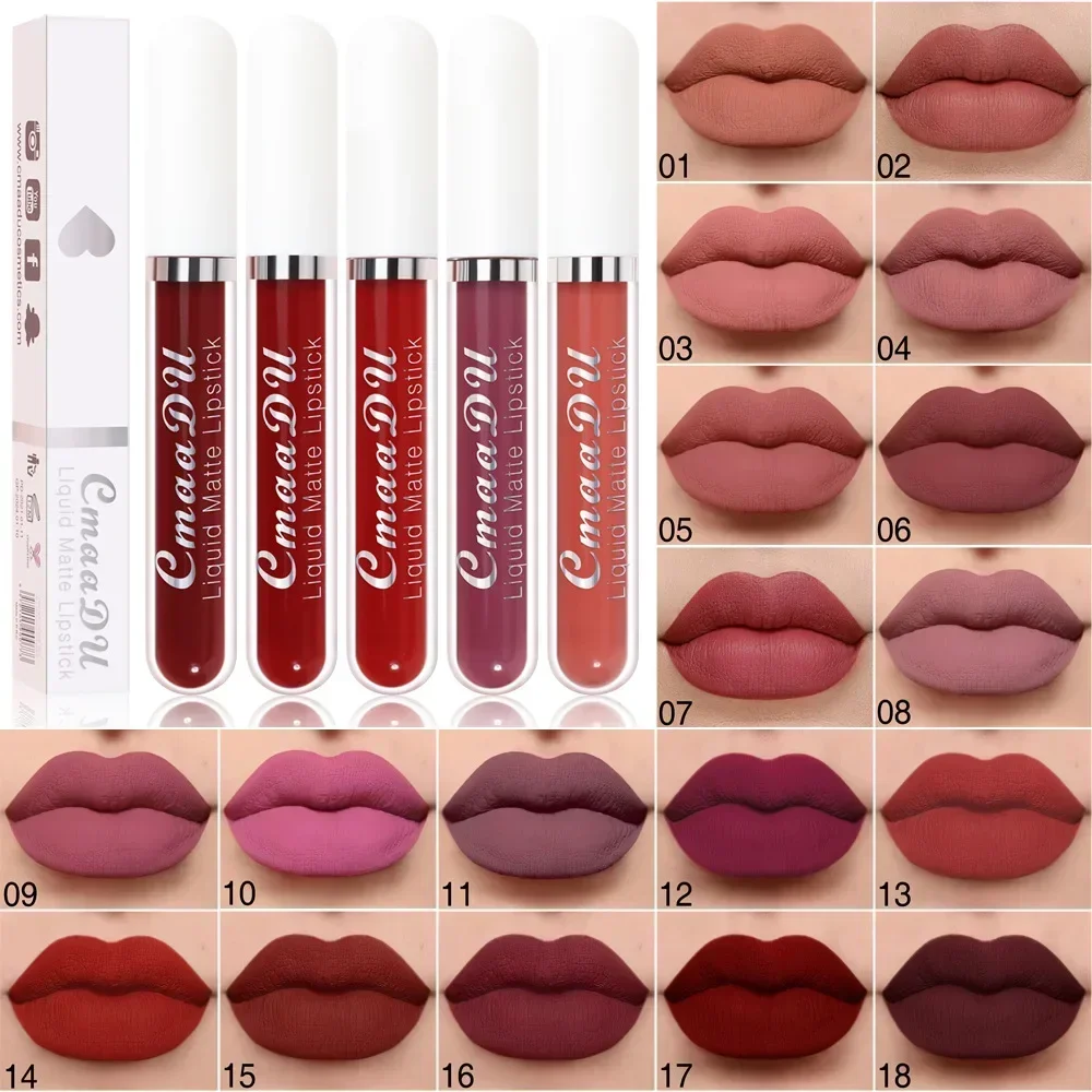 Rouge à lèvres imperméable, maquillage longue durée pour femmes, cosmétiques, maquillage coréen, mat
