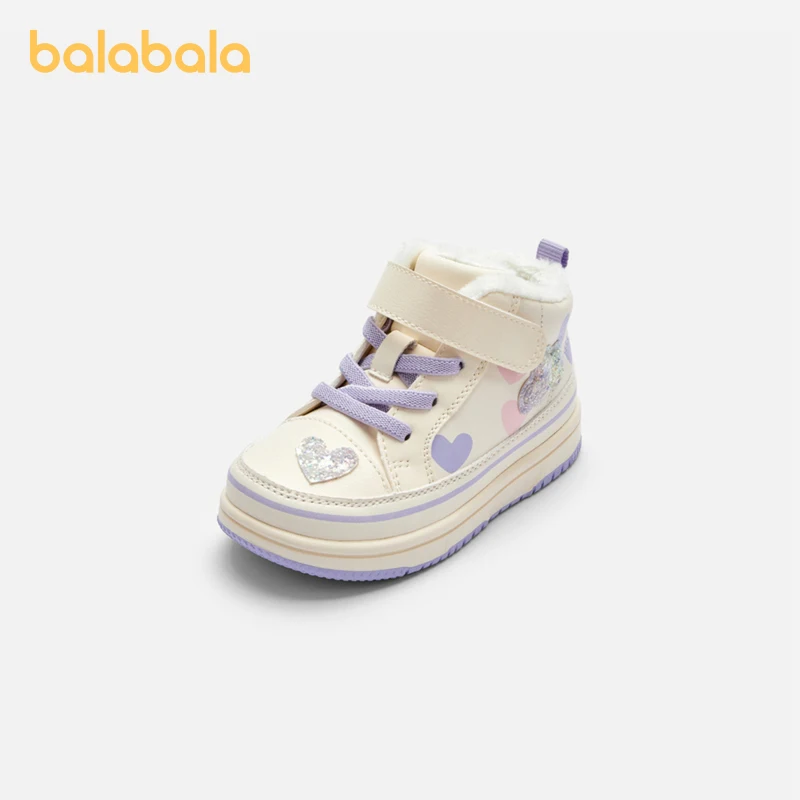 Balabala-Chaussures de Marche Montantes en Velours pour Bébé Garçon et Fille, Nouvelle Collection Hiver 2024