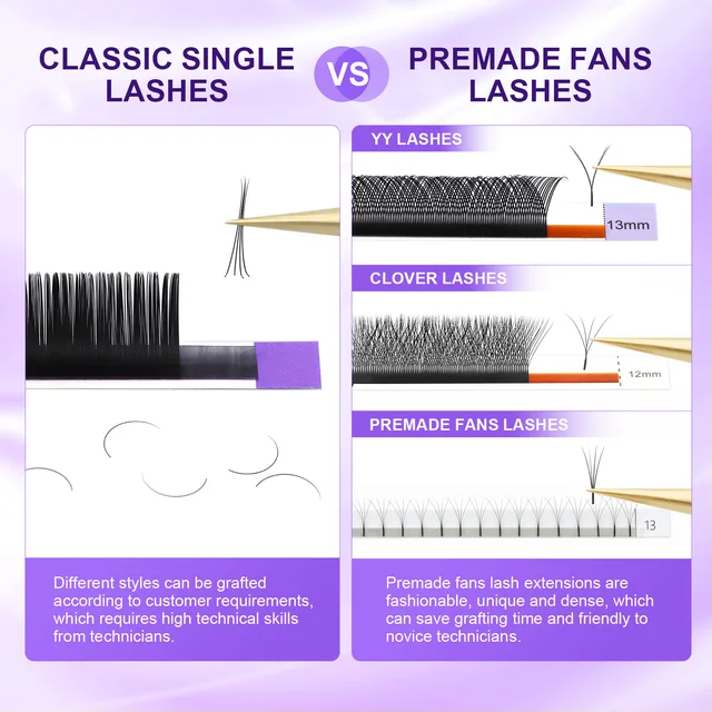 NAGARAKU-Extensions de cils individuels, faux-cils professionnels, doux et naturels, maquillage premium, 16 rangées, 256 – Image 6
