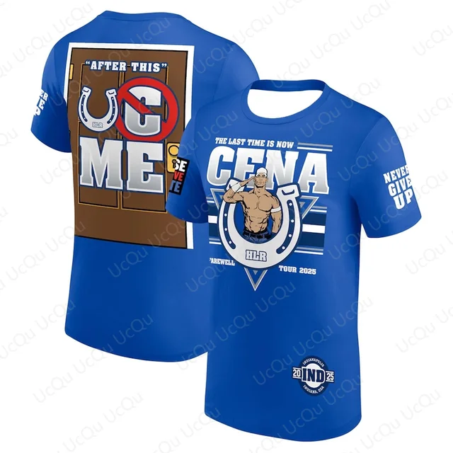 2025 nouveau Arriavl coton John Cena adieu Tour 2025 Toronto T-Shirt jeu de lutte impression numérique hauts décontractés – Image 2