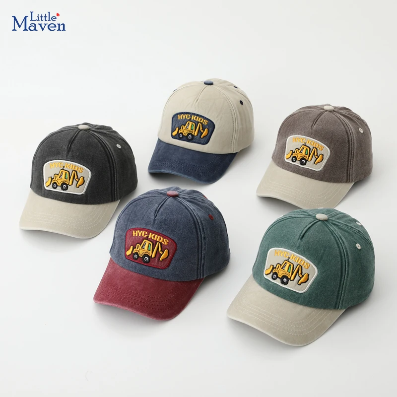Chapeaux de Baseball pour écoliers, mode d'été 2021, pelle brodée, casquettes d'extérieur pour enfants de 2 à 8 ans, chapeaux de sport pour bébés
