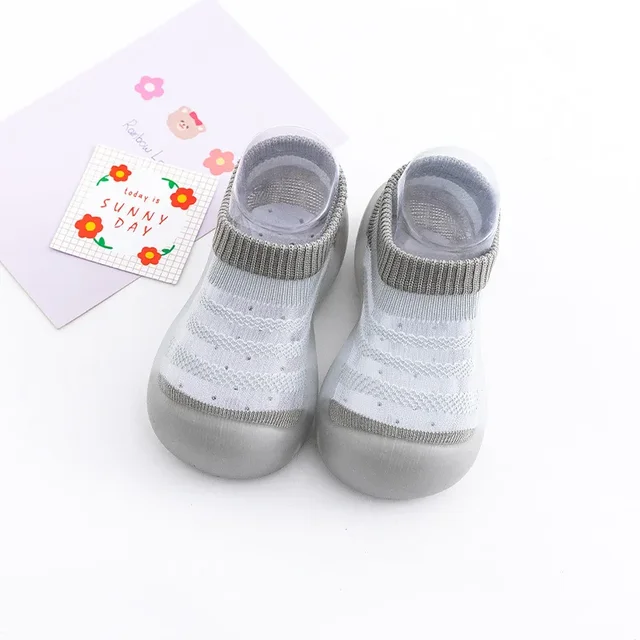 Chaussures d'été pour bébés, chaussures de marche sur glace, chaussettes pour bébés, chaussures de sol à semelle souple, chaussures d'intérieur pour garçons et filles de 0 à 3 ans – Image 3