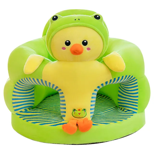 Housse de siège de Support de canapé pour bébé, 1 pièce, chaise en peluche de dessin animé pour apprendre à s'asseoir, confortable, lavable, sans berceau de remplissage – Image 5