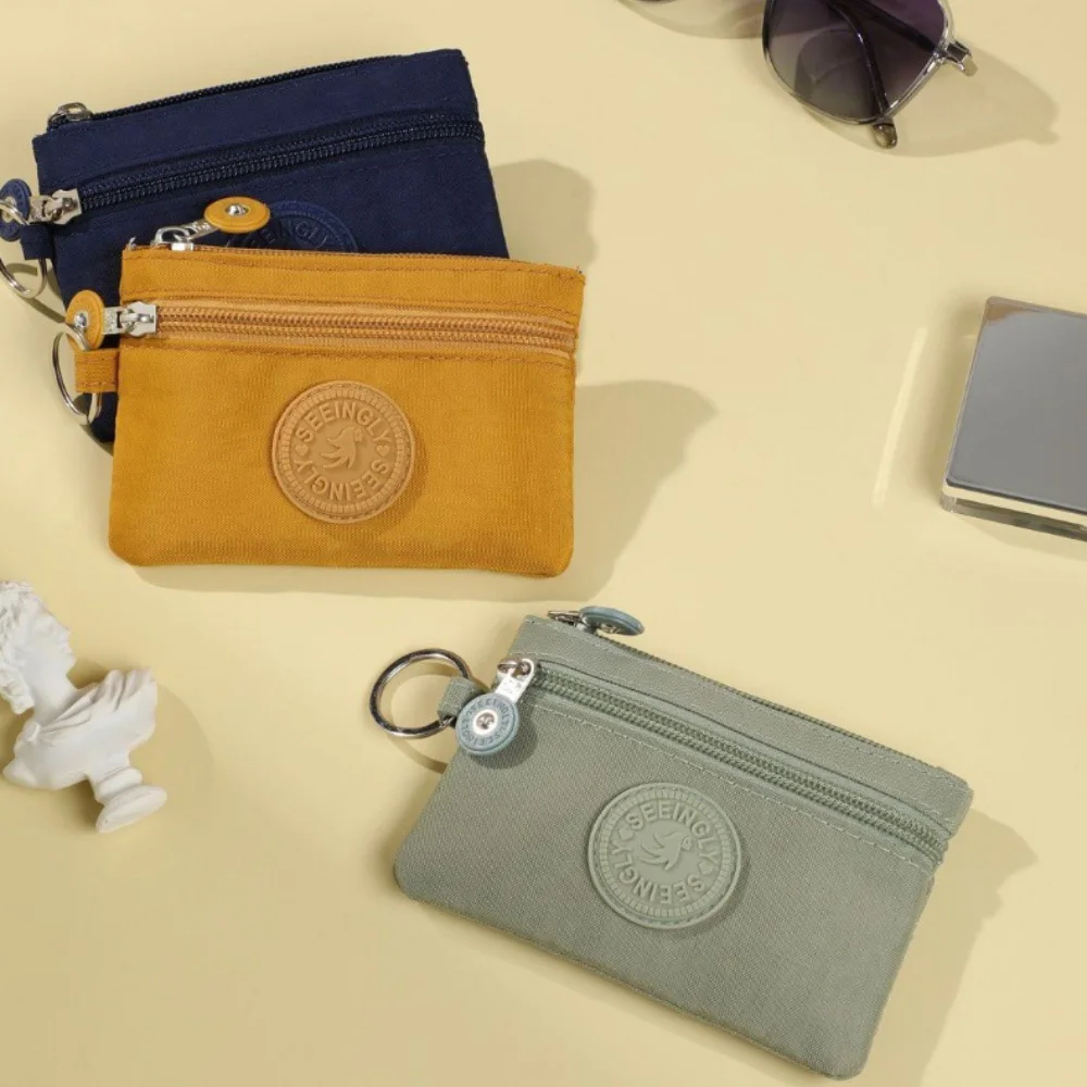Petit sac à monnaie en toile solide, porte-monnaie pour enfants, sac de rangement pour étudiants, sac pour carte d'identité de bus et carte de crédit, poche pour écouteurs prédire, nouveau