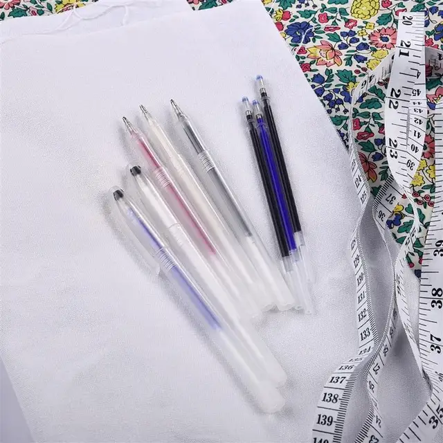 10Pcs/Set Heat Erasable Magic Marker Pen Temperature Disappearing Fabric Fabric Pens Line Marking DIY Craft Sewing Accessories – Image 3