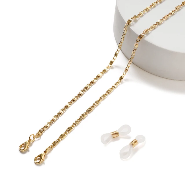 Chaînes de masquage de lunettes de soleil pour femmes, perles acryliques et cristal, lanière en verre, nouveaux bijoux à la mode, vente en gros, 2022 – Image 5