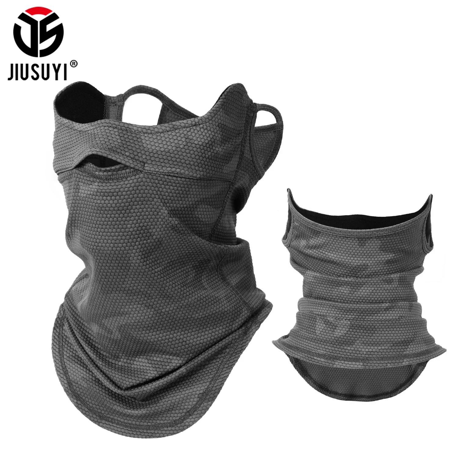 Masque facial de protection solaire pour l'été, bandana cool pour les oreilles, écharpe de sport pour la randonnée, le camping, la pêche, le vélo, le ski, la couverture du cou