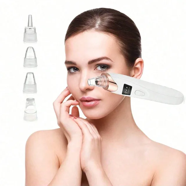 Nettoyant électrique pour les soins de la peau du visage, élimine l'acné sous vide, les pores profonds du visage, dissolvant de points noirs pour femmes – Image 2