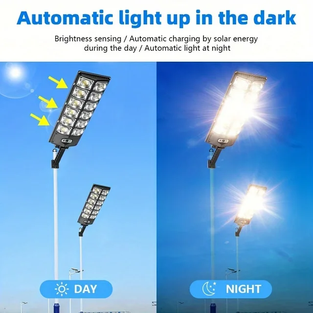Projecteur Solaire LED avec Détecteur de Mouvement et Télécommande – Image 6