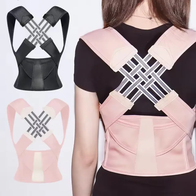 Correcteur de posture pour femmes et hommes, redresseur d'épaule réglable, soutien complet du dos supérieur et inférieur – Image 4