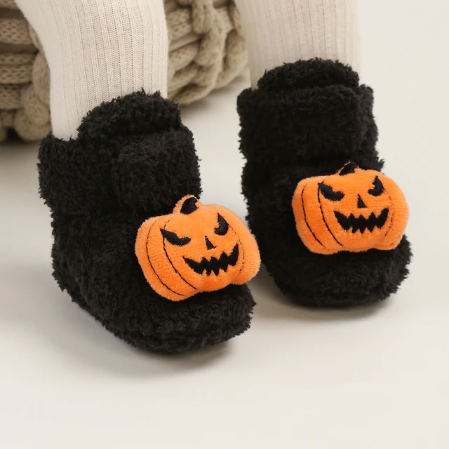 Bottes d'Halloween Spider Horror Elements pour bébés garçons et filles, chaussures CPull, citrouilles – Image 6