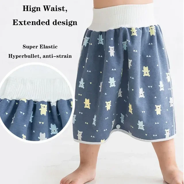 Jupe-culotte imperméable pour bébé garçon et fille, confortable, pour l'entraînement à la propreté – Image 5