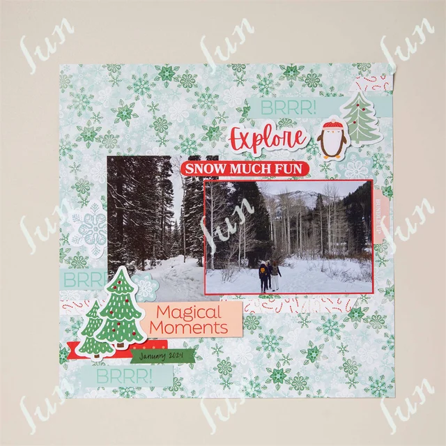 Sweet Holidays Metal Cutting Dies and Clear Stamps DIY Scrapbooking Stencil Paper Cards Handmade Album Stamp Die Sheets – Image 4