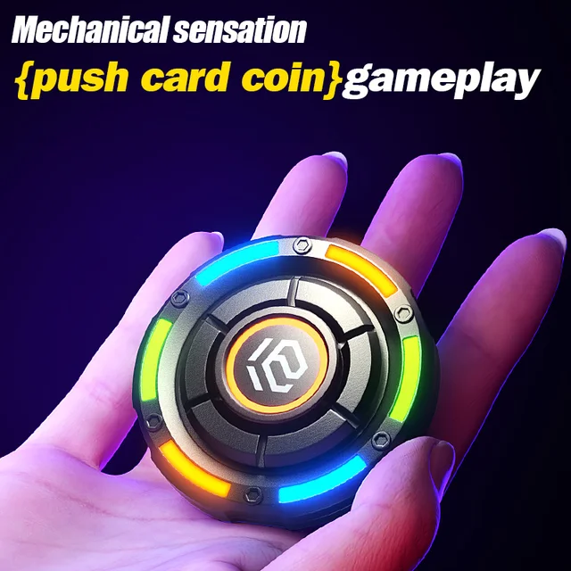 Spinner magnétique du bout des doigts EDC, jouet coulissant en métal, soulagement du Stress, outil de mise au point du TDAH pour adultes et enfants, jouet Fidget – Image 2