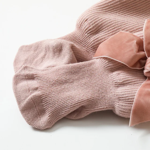 Collants chauds épais en coton à rayures pour filles, pantalons solides pour bébés filles de 1 à 6 ans, nouvelle collection hiver – Image 6