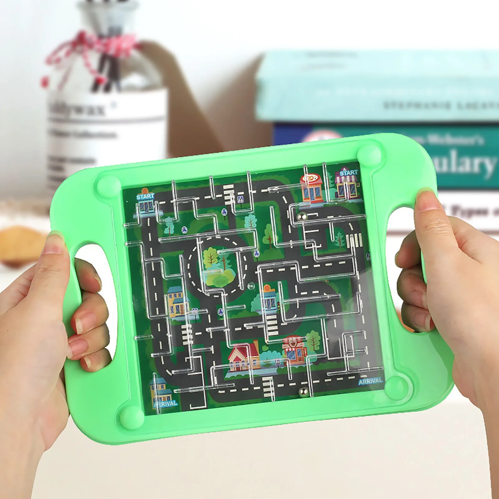 Boule de labyrinthe 3D équilibre par gravité, Puzzle séquentiel à mémoire de forme, jouets pour enfants, jouet d'éducation précoce Montessori, jeu de défis durs pour adultes