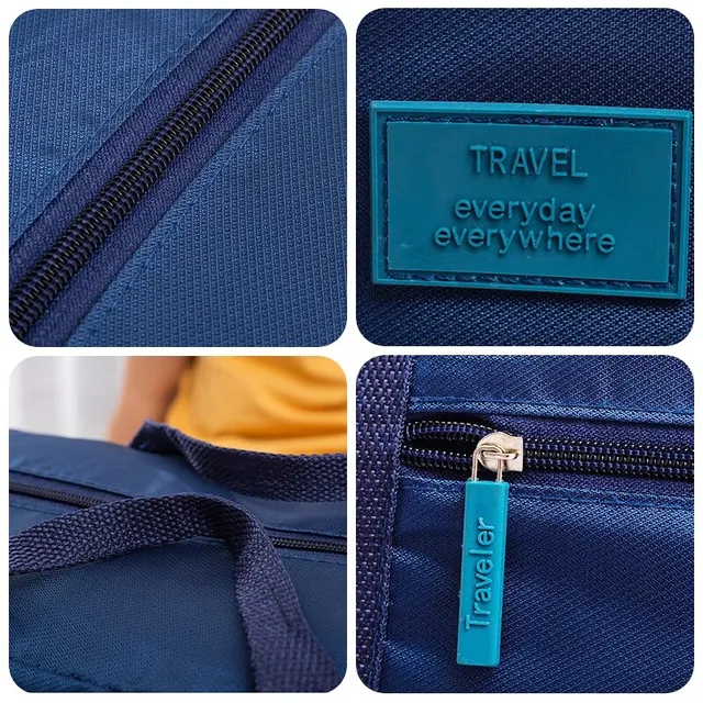 Sac de voyage pliable léger : bagage à main fourre-tout unisexe pour les week-end et les déplacements de nuit – Image 6