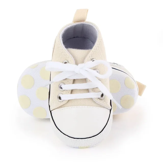 Baskets en toile pour bébés garçons et filles, chaussures pour premiers pas, antidérapantes, semelle souple, chaussures classiques pour nouveau-nés de 0 à 18 mois – Image 6