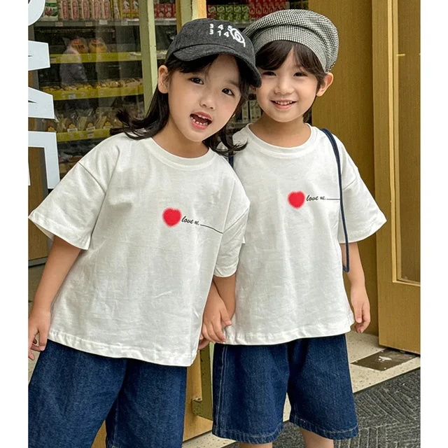 Summer Mother/Son T-shirt Family T-shirt Street Outdoor Men's T-shirt Micro Stretch Cotton T-shirt Father/Son T-shirt Family Clothing – Image 4