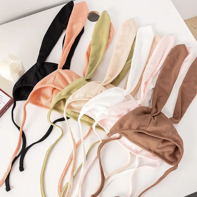 Bonnet lapin à longues oreilles pour bébé fille et garçon, accessoire de photographie pour nouveau-né – Image 4