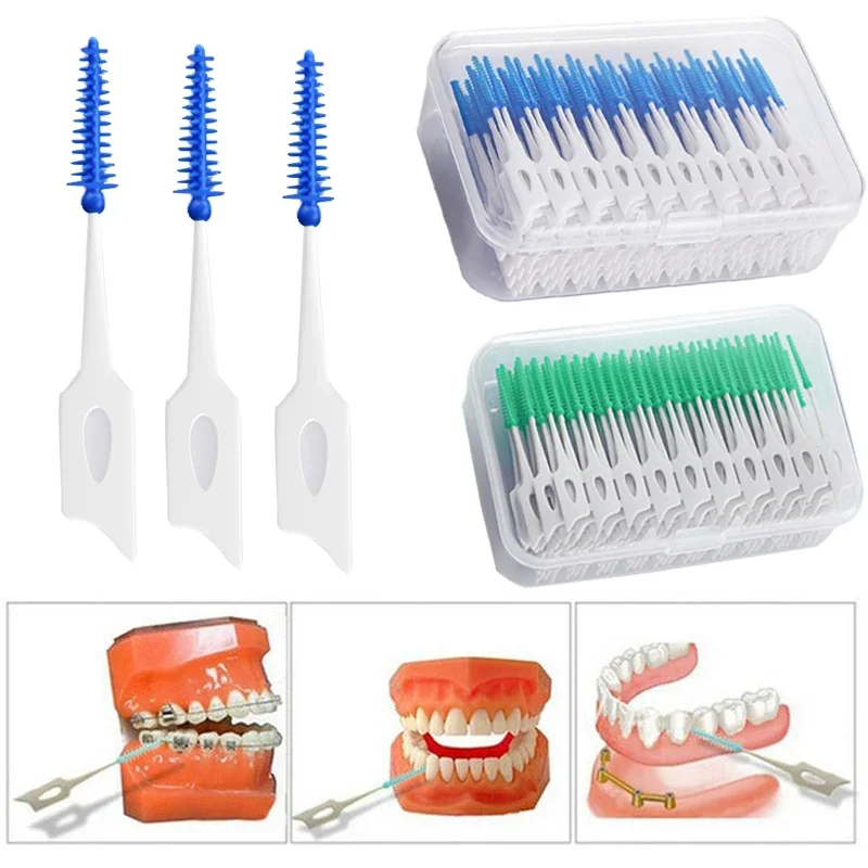 Brosses interdentaires pour adultes, nettes entre les dents, cure-dents, outil de soins bucco-dentaires, 150/200 pièces