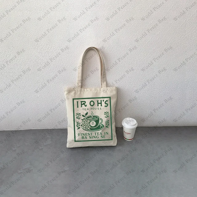 1 pc Oncle Iroh's Tea House Avatar le dernier maître de l'air, sac fourre-tout Atla, cadeau Atla, thé du Dragon au jasmin, meilleur cadeau pour elle – Image 6