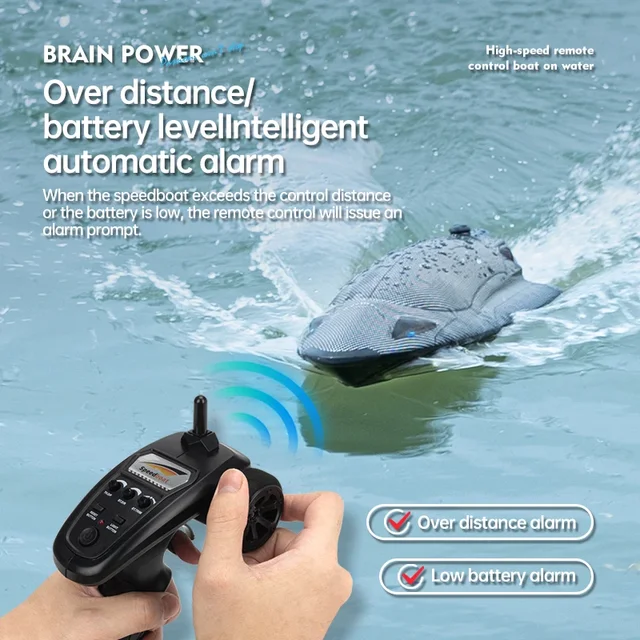 Bateau de course à grande vitesse pour bateau Rc, 25 Km/h, étanche, modèle Rechargeable, Radio électrique, télécommande, lancha rapide, jouets pour garçons, cadeau – Image 2