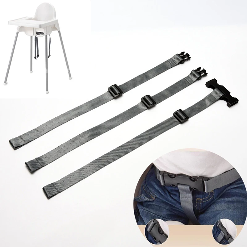 Harnais à 3 points pour bébé, chaise haute, ceinture de sécurité, ceintures de sécurité pour chaise de salle à manger, accessoires pour chaise haute