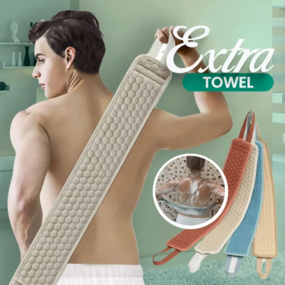 Douche exfoliante dos épurateur ceinture de bain serviette boule gant boue profonde propre coréen corps gant de toilette japonais arrière gommage tirer sangle
