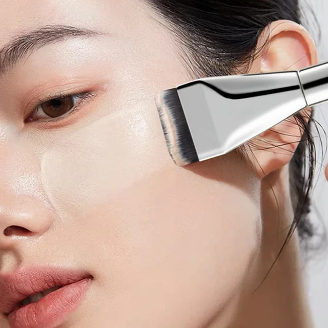 Nouveau pinceau de fond de teint pinceau de maquillage coréen pinceau de masque Ultra-fin à une ligne pinceau correcteur d'apprêt – Image 4