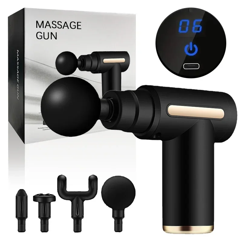 Pistolet de Fascia Portable pour Massage des tissus profonds, Mini équipement de Massage léger et à vitesse réglable, adapté à tout le corps
