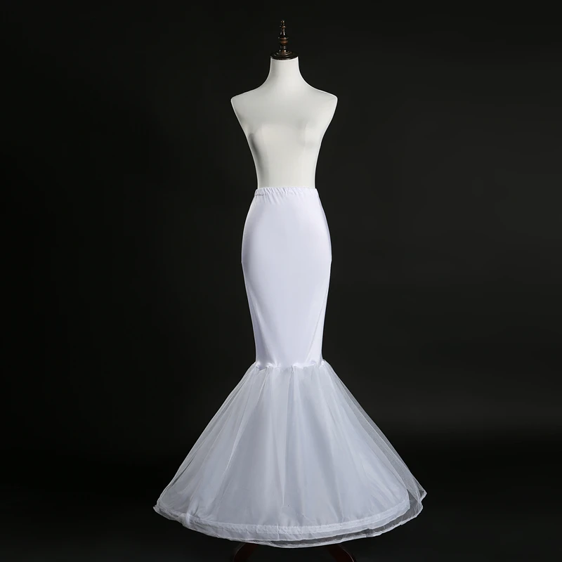 Nouveauté jupon sirène blanc sous-jupe Mariage robe Lolita mariée boutique jupons accessoires de Mariage