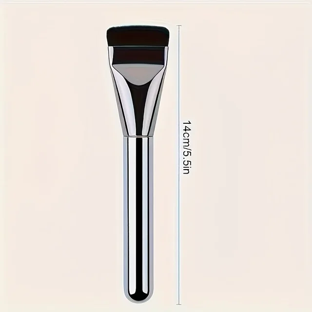 Brosse légère à tête plate pour fond de teint et contour sans couture, outil de paume de précision pour tous les Types de peau, 1/2 pièces – Image 6
