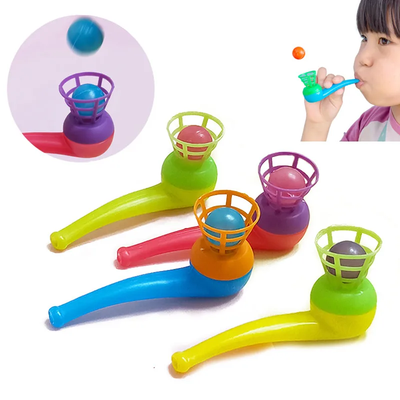 Pipe à souffler en plastique Ikpeuvpour enfants, jouets soufflants, jeux de sport, cadeau pour filles, document aléatoire, ensemble de 10 pièces