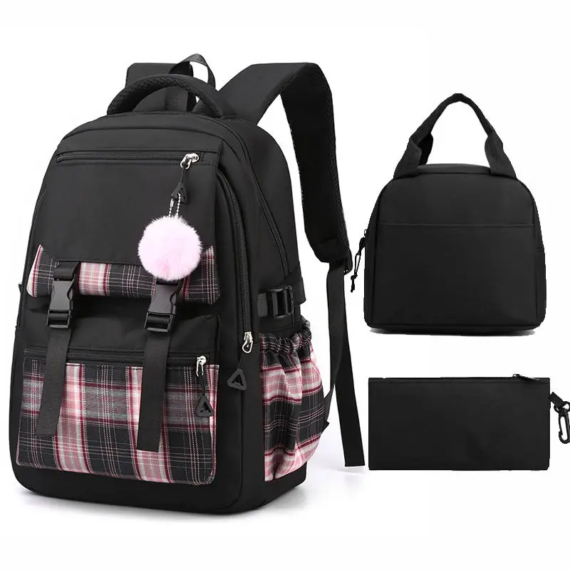 Sacs d'école pour filles, sacs de grande capacité pour enfants, sac à dos de voyage léger et lavable, offre spéciale 2024