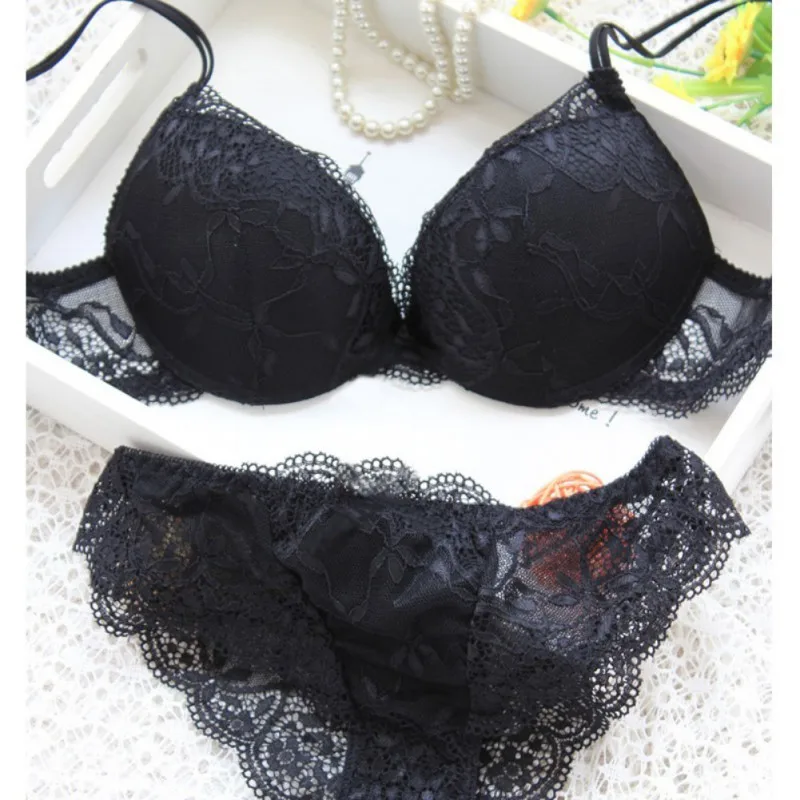 Ensemble Soutien-Gorge et Culotte en Dentelle pour Femme Enceinte, Lingerie Push-Up, Sans Couture, Couleur Unie, Ultra-Mince, 2 Pièces