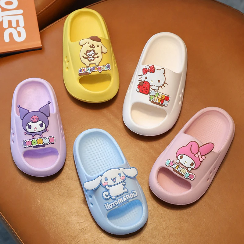 Pantoufles d'intérieur pour enfants, sandales EVA antidérapantes et résistantes à l'usure pour garçons et filles