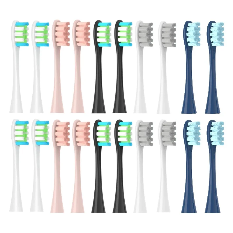 Têtes de brosse de rechange pour Oclean X/ X PRO/ Z1/ F1/ One/ Air 2 /SE/Flow DuPont, buses à poils souples et adaptées, 8 pièces