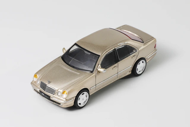 Shadow 1:64 E55 blanc argent bleu noir modèle de voiture moulé sous pression – Image 3
