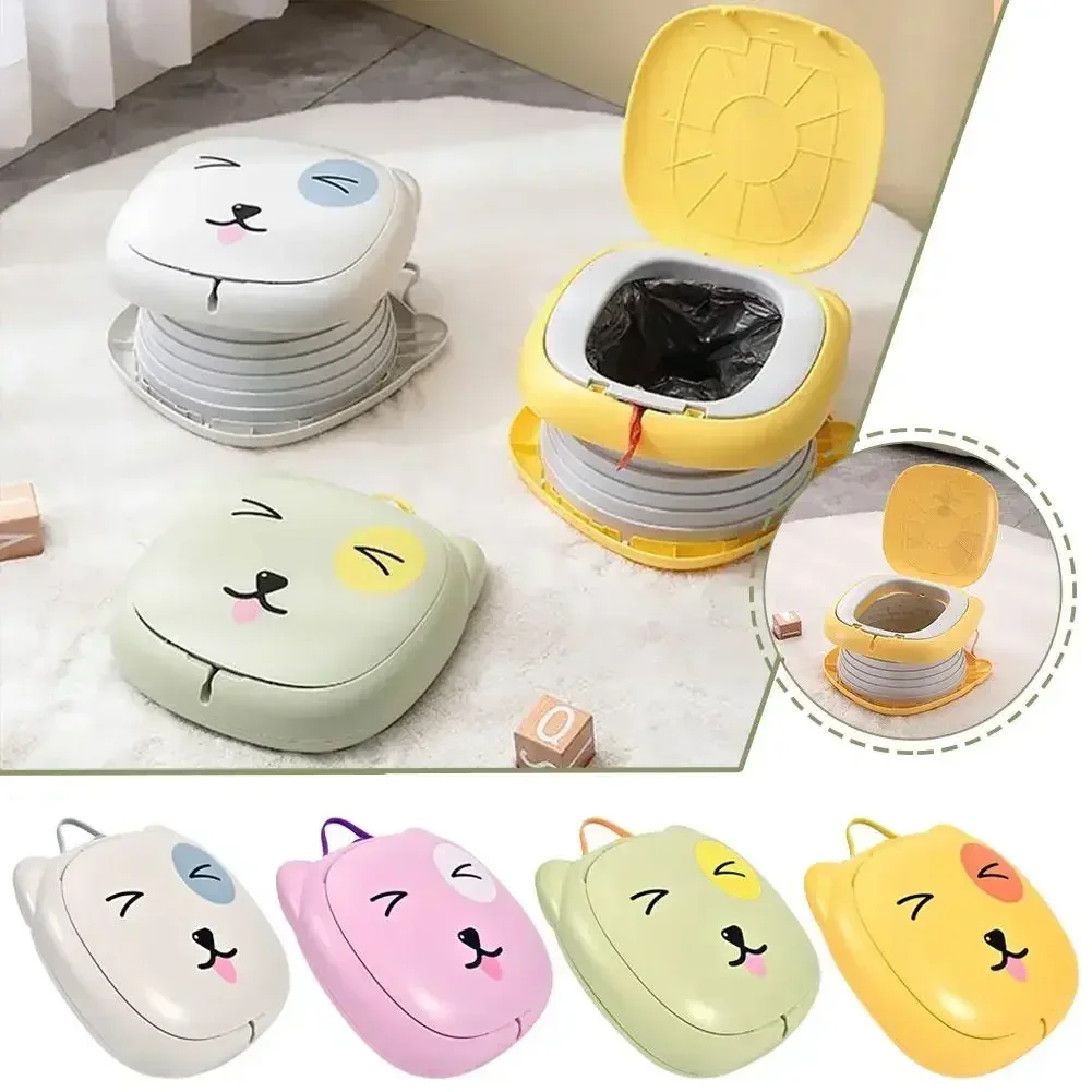 Pot portable pliable pour tout-petit, pot de voyage, toilette d'entraînement, voiture, camping, intérieur, extérieur, bébé, enfants