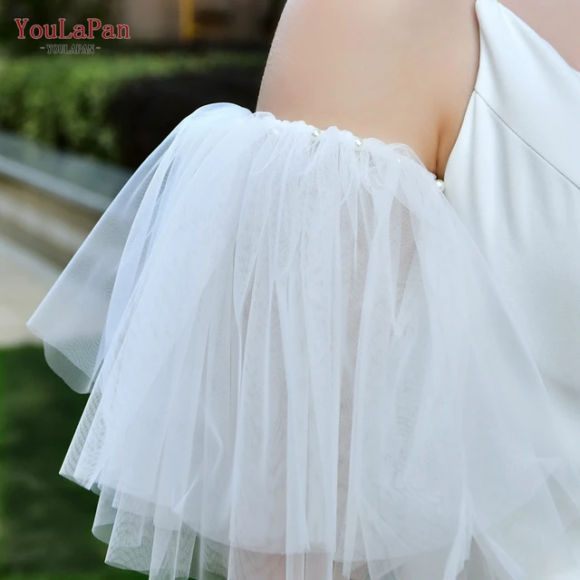 YouLasaupoudrer-Manches de mariée perfectionnées, BEmbed os Shrugs, Accessoires de mariage pour la mariée, BEmbed o DIY Wedding Sleeves for fur s, VG82 – Image 6