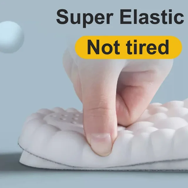 Semelles intérieures de Sport en Latex à haute élasticité, coussinets de chaussures souples, Support de voûte plantaire, semelles orthopédiques, déodorant respirant, coussin d'absorption des chocs – Image 4