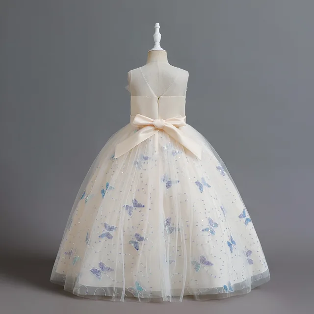 Robe de princesse pour enfants, robe de spectacle pour filles, défilé de mode, hôte de Piano, nouvelle collection 2025 – Image 2