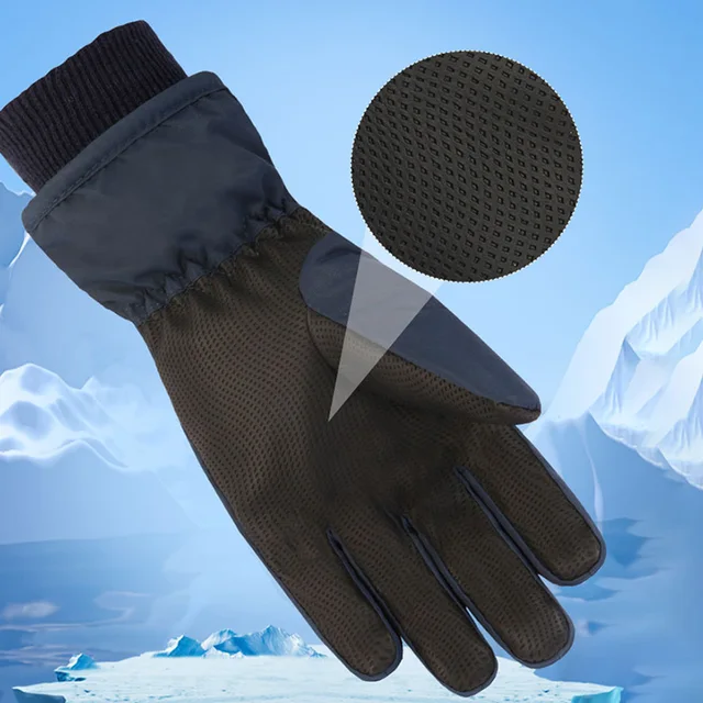 Gants de Ski pour enfants, garde au doigt au chaud, imperméables, épais, mitaines d'hiver, Snowboard, neige, accessoires pour garçons et filles, 2024 – Image 5