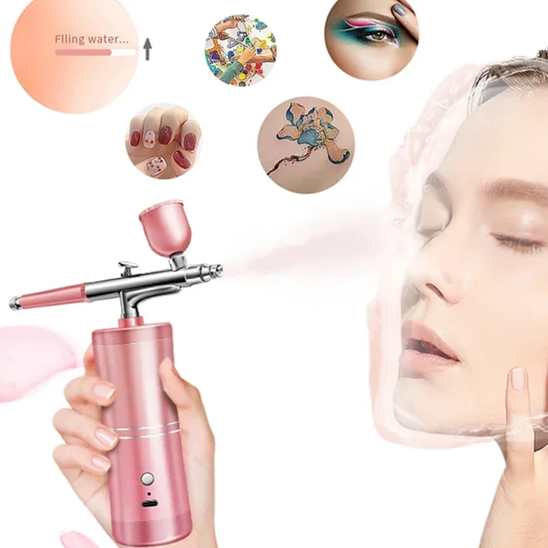 CharacterAtomizer-Injecteur d'oxygène pour le visage, Hydratation profonde, Déterminer le odorpulvérisateur, Convient pour la beauté des ongles, Salon de beauté dédié