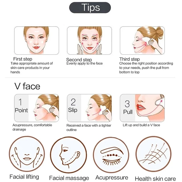 Grattoir à Gouache Gua Sha en pierre de Jade en résine naturelle, masseur pour le visage, le corps, Lifting de la peau du visage, élimine les rides, outils de soins de beauté SPA – Image 6