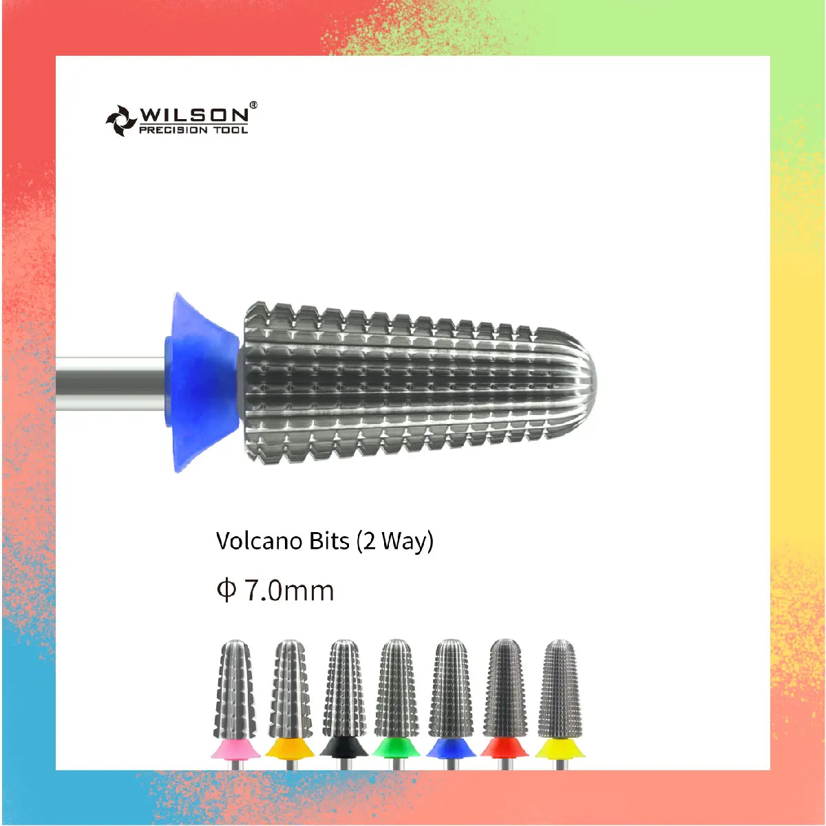 WILSON volcan Bits (2 voies)-outils coupe-ongles pour manucure forets accessoires pour ongles enlever gel dur achats gratuits